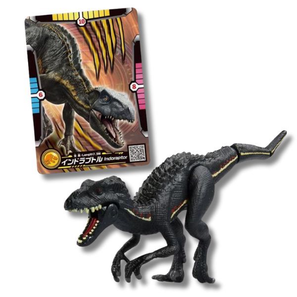 ANIA Jurassic World – Bộ đồ chơi khủng long Indoraptor kèm thẻ chiến đấu cực ngầu