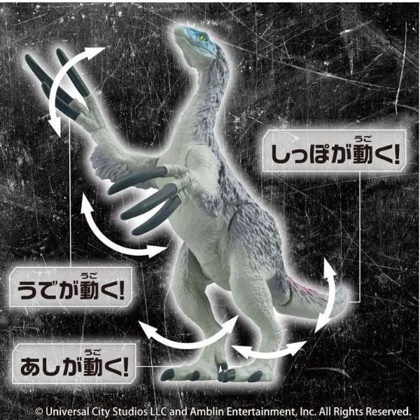  ANIA Jurassic World Khủng Long Therizinosauru Battle Card set 
