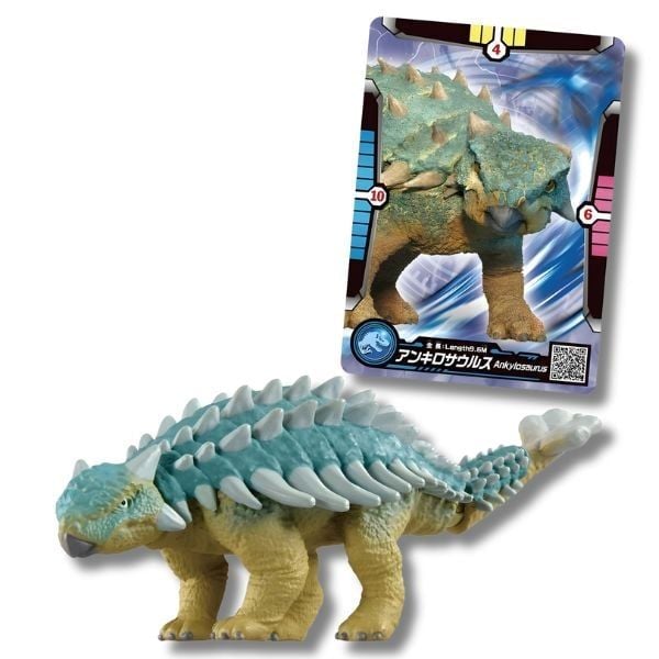 Bộ đồ chơi ANIA Jurassic World khủng long Ankylosaurus chiến đấu