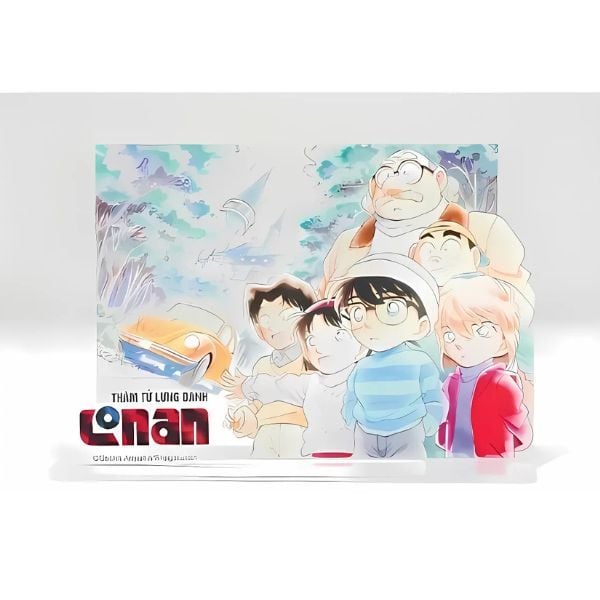 Mô Hình Standee Acrylic Bác Agasa & Đội thám tử nhí Conan phụ kiện chính hang