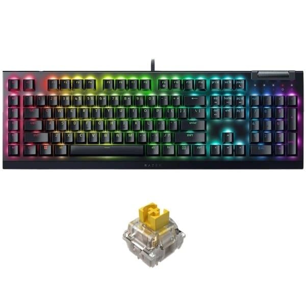 Bàn phím cơ Razer BlackWidow V4 X Yellow Switch chính hãng nShop