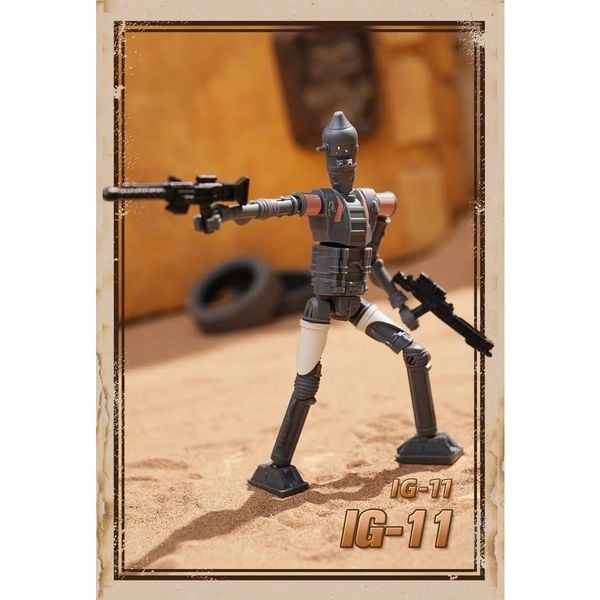  Hộp Mù Blokees Figures Star War Galaxy Version 01 The Mandalorian Blind Box 75841 