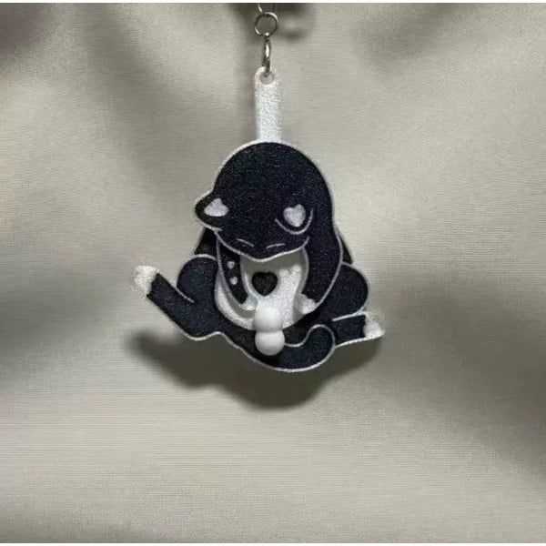  Móc khóa mô hình Mèo Nghịch Bi 