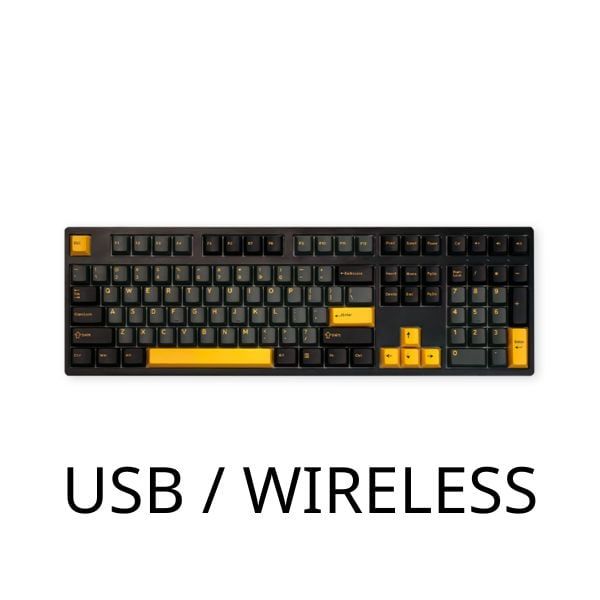  Bàn phím cơ AKKO 3108RF V3 Black & Gold - USB / Wireless 