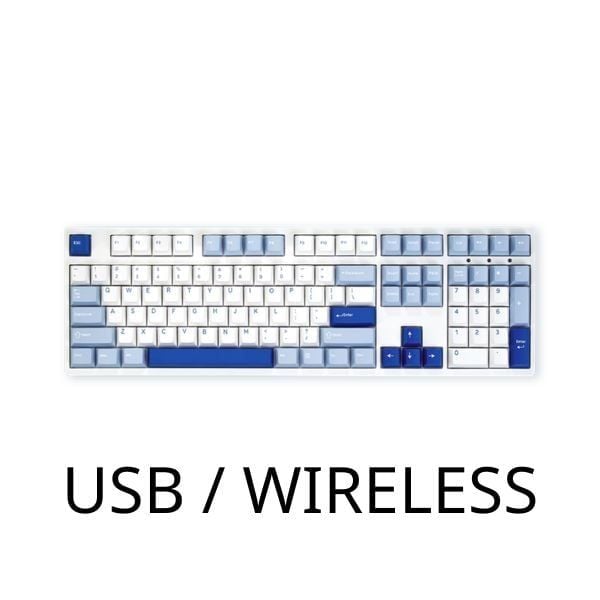  Bàn phím cơ AKKO 3108RF V3 Glacier - USB / Wireless 