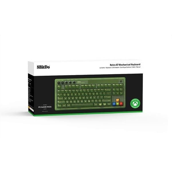 nShop bán 8Bitdo Retro 87 Mechanical Keyboard Xbox Edition bản quyền chính hãng chất lượng cao