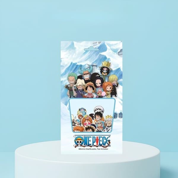 Bộ 40 sticker chibi ONE PIECE bán tại nShop, sản phẩm chính hãng