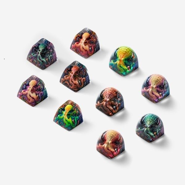  Kraken Absolut Artisan Keycap Dwarf Factory 