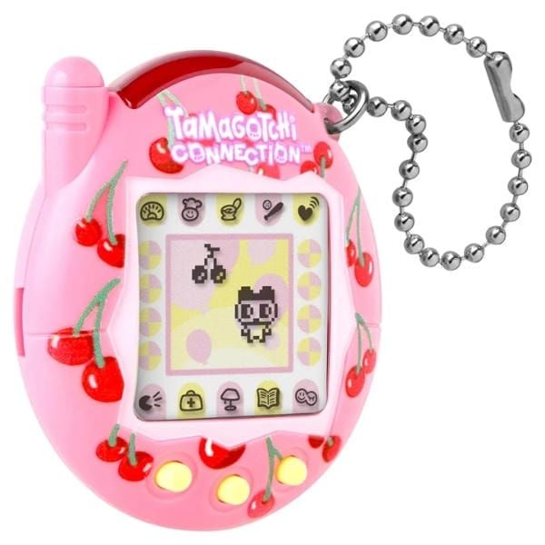 Góc nghiêng trái máy nuôi thú ảo Tamagotchi Connection Cherry Bandai chính hãng nShop