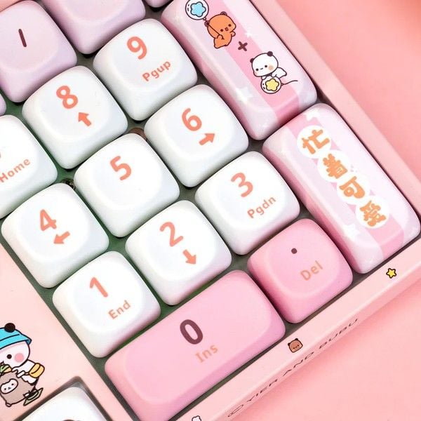 nShop bán Bàn phím cơ không dây AKKO 3108 RF V3 Yier and Bubu Pink bản quyền chính hãng