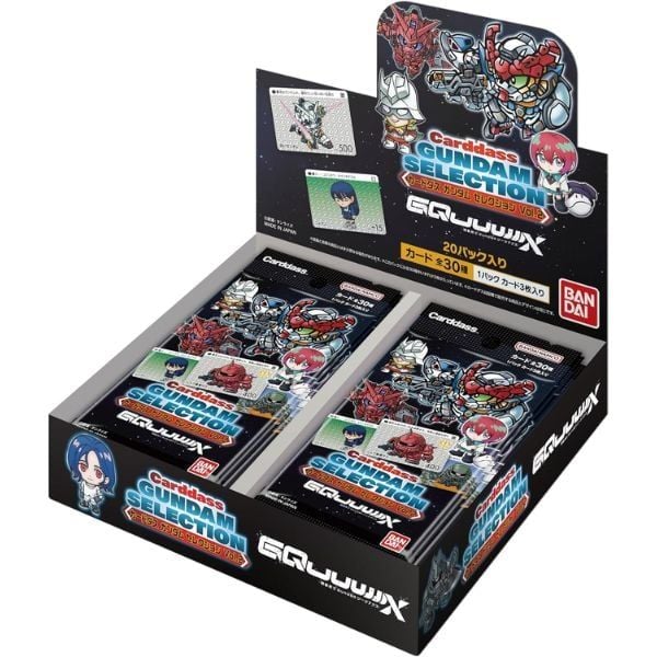 Thẻ Sưu Tập Carddass Gundam Selection Vol. 2 Gundam GQuuuuuuX Beginning Chính Hãng Bandai