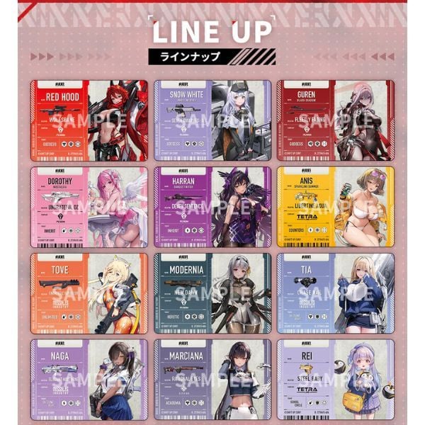 Thẻ Sưu Tập Carddass The Goddess of Victory NIKKE Metallic Pass Collection 2 Chính hãng Bandai