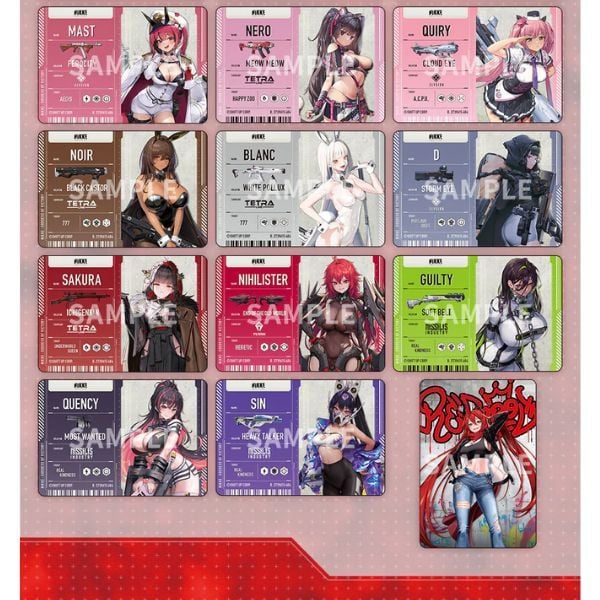  Thẻ Sưu Tập Carddass The Goddess of Victory NIKKE Metallic Pass Collection 2 