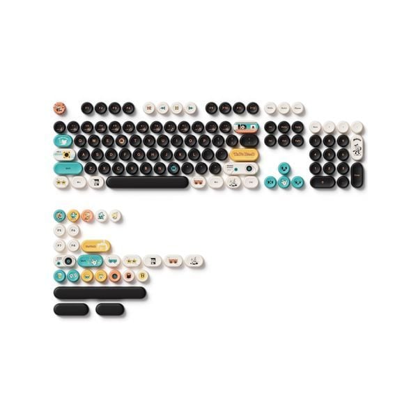nShop bán set bàn phím cơ AKKO BottleCap Keycaps - Punk Cat chính hãng giá tốt chất lượng cao