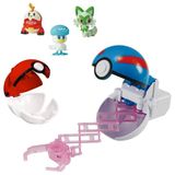  Pokemon Moncolle Poketoruze & Poke Del-Z Set of 3 Partners Sprigatito Fuecoco Quaxly 