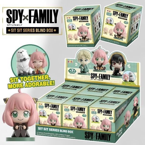 Hộp Mù Mô Hình Spy x Family Play House Sit-Sit Series Blind Box - Eaki CP03 tại nShop, sản phẩm chính hãng