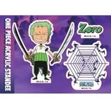  Mô Hình Standee Acrylic Chibi One Piece - Zoro 