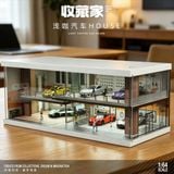  Diorama 1:64 - Nhà xe màu cà phê 82075 