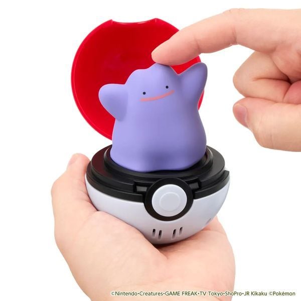 đồ chơi Pokemon Pyokopunyu Ditto Bóng Bật Pokemon chính hãng