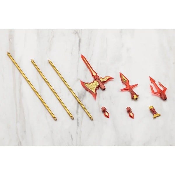  M.S.G. Virtuous Style 11 Pole Weapon Set Flamerite Ver - Kotobukiya GE011 