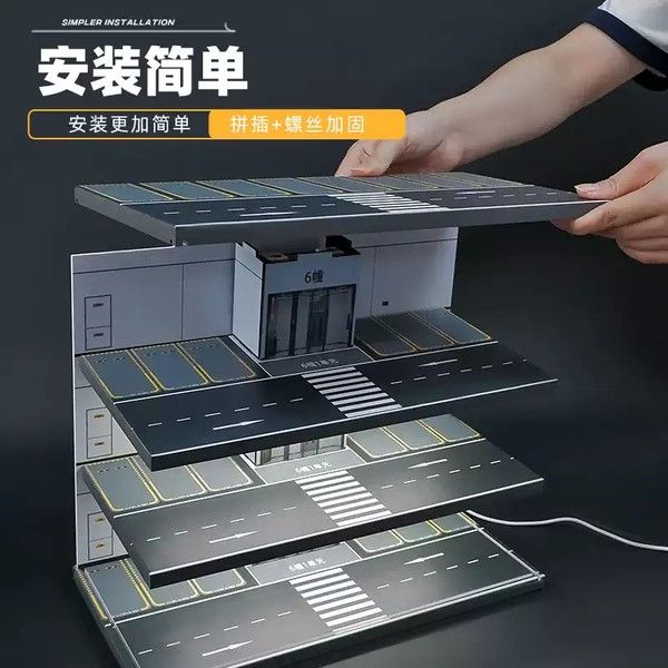  Diorama 1:64 Bãi đỗ xe có thang máy SCJ415 