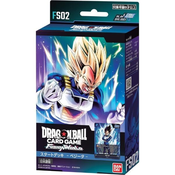 Đặt hàng ngay Dragon Ball Super Card Game Fusion World FS02 Vegeta Starter Deck thẻ bài siêu hot cho fan anime