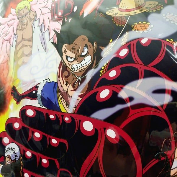  Poster One Piece - Nhóm Mũ Rơm và Law ở Dressrosa 