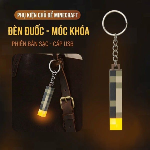  Móc khóa mô hình Minecraft 