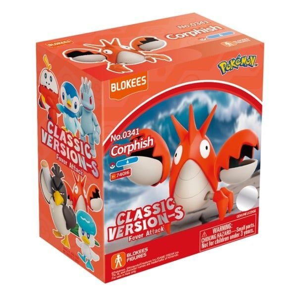 nShop bán Mô Hình lắp ráp Blokees Pokemon Classic Ver S Corphish 74016 bản quyền chính hãng Nhật Bản