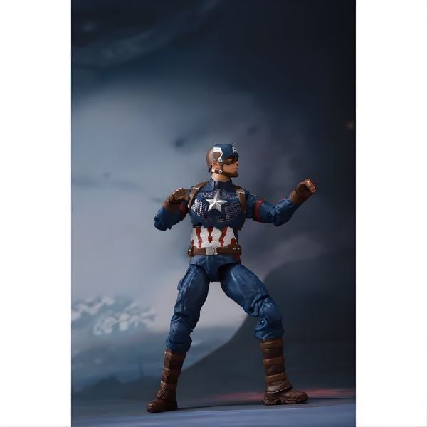  Mô hình Marvel - New Captain America with Plastic Holder - ZD Toys - ZM31 
