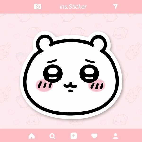 nShop bán Lót Chuột Trang Trí Bo Viền Chiikawa Something Small and Cute Vol 3 mặt e thẹn mắc cỡ dễ thương