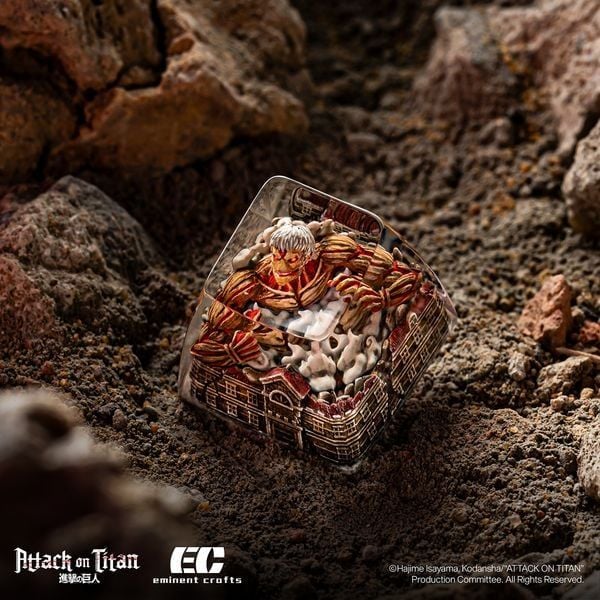 nShop bán Attack On Titan Artisan Keycap Armored Titan SAR1 Profile bản quyền chính hãng giá tốt chất lượng cao