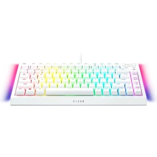 Bàn phím cơ Razer BlackWidow V4 75% White Edition kèm kê tay nShop