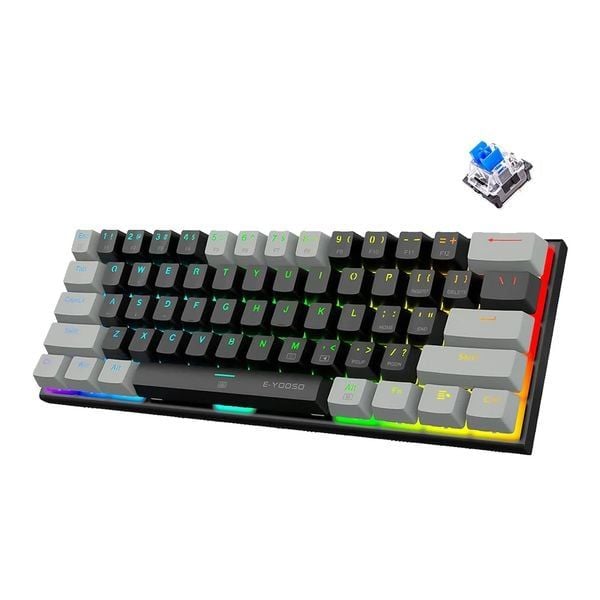  Bàn Phím Cơ Gaming E-YOOSO Z11 RGB USB 60% Mini 61 Phím 