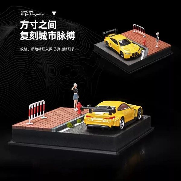  Diorama 1:64 Đường gạch cam SCJ82015-A 