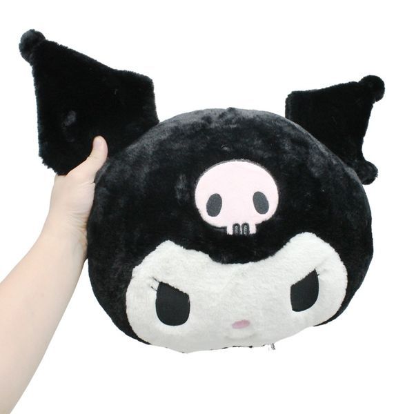 Gối mặt Kuromi độc đáo, hình nhân vật anime đáng yêu, chính hãng phân phối tại nShop