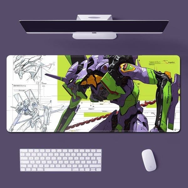  Lót chuột gaming mecha Neon Genesis Evangelion khổ lớn 