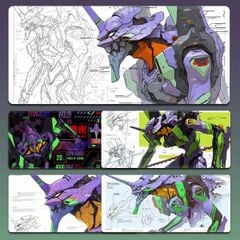 Lót chuột gaming mecha Neon Genesis Evangelion khổ lớn