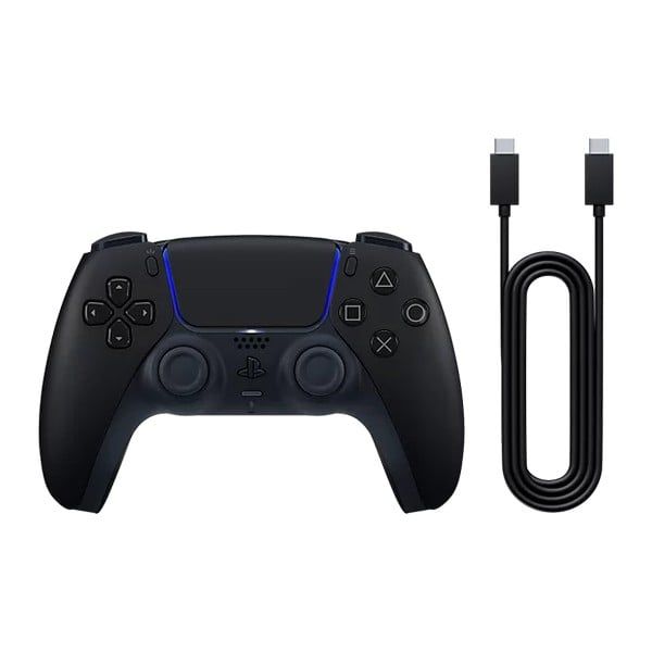  Tay Cầm PS5 DualSense Midnight Black + Cáp USB PC Ready 