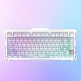  Bàn phím cơ GravaStar Mercury K1 Lite 75% Wireless Mechanical Gaming Keyboard - Crystal Aurora 