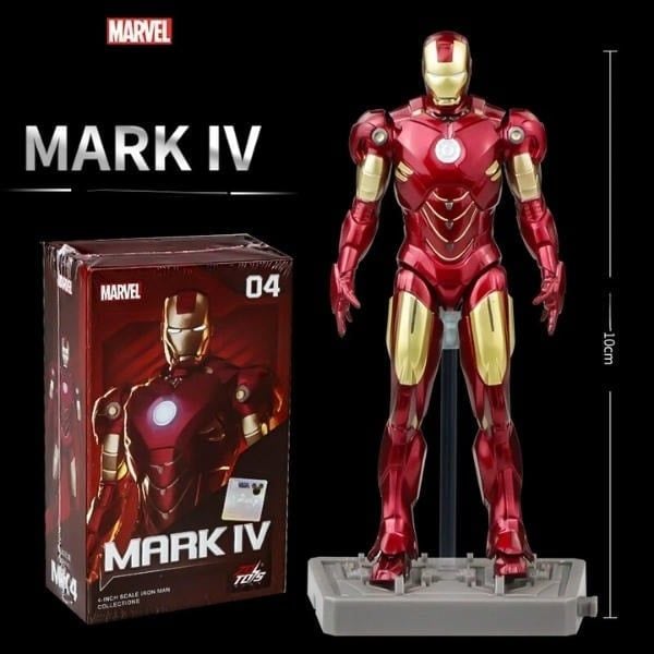 Đồ chơi Mô hình Marvel - Iron Man Mark IV - 4 inch - ZD Toys - ZM22