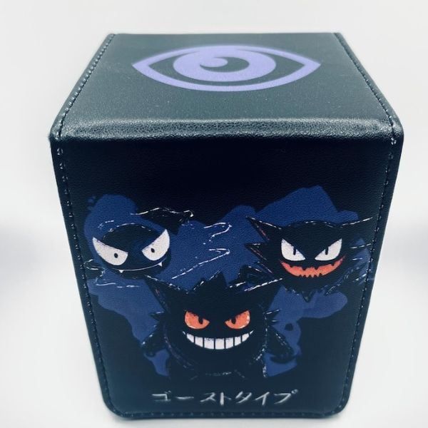  Hộp Đựng Bài Pokemon TCG Da PU Cao Cấp Gengar Evolution 