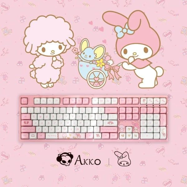 nShop bán Bàn phím cơ không dây AKKO 3108 RF V3 Sanrio giao nhanh trong ngày giá tốt