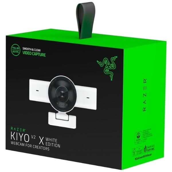 Webcam Razer Kiyo V2 X - White 
