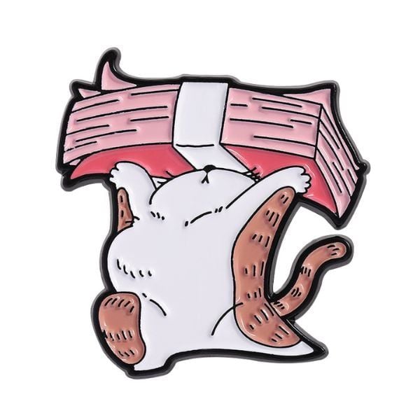  Huy hiệu kim loại Cat Work 