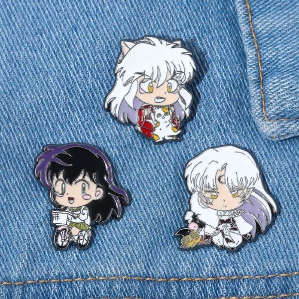  Huy hiệu kim loại Inuyasha 