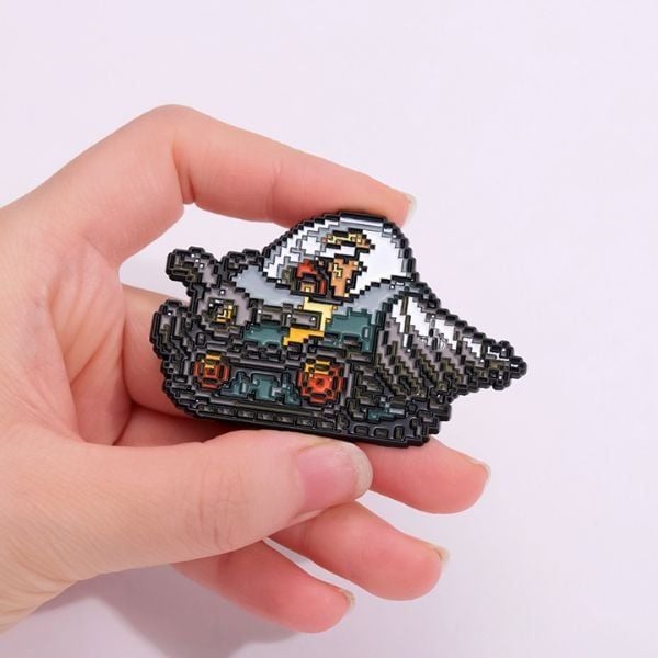  Huy hiệu kim loại Metal Slug Drill 