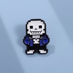 Huy hiệu kim loại Undertale Sans