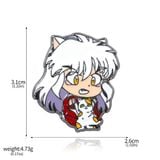  Huy hiệu kim loại Inuyasha 