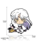  Huy hiệu kim loại Inuyasha 
